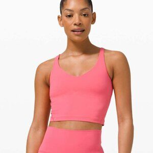 lululemon pink guava align tank size 8